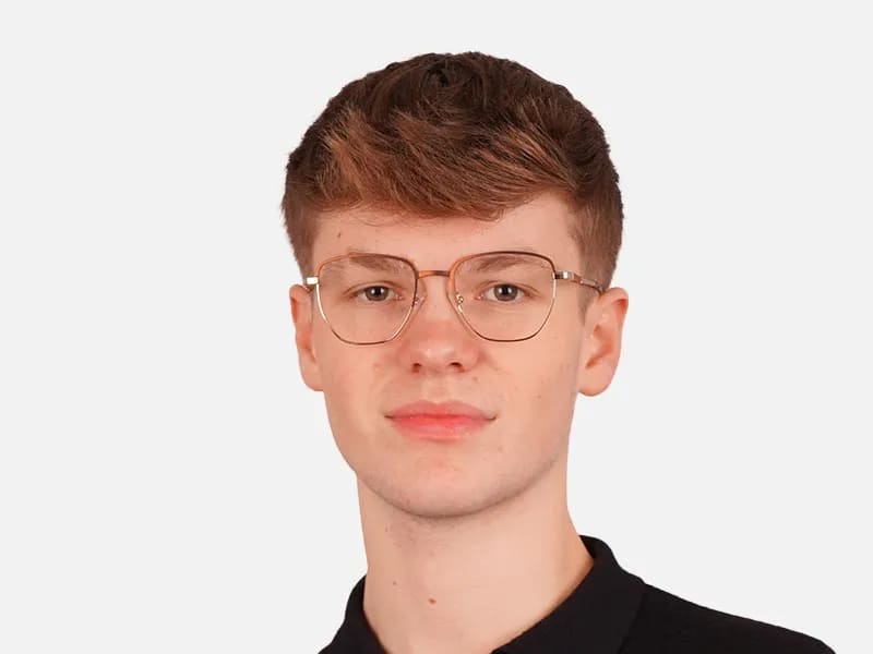 Gold Metal Frame Glasses-2