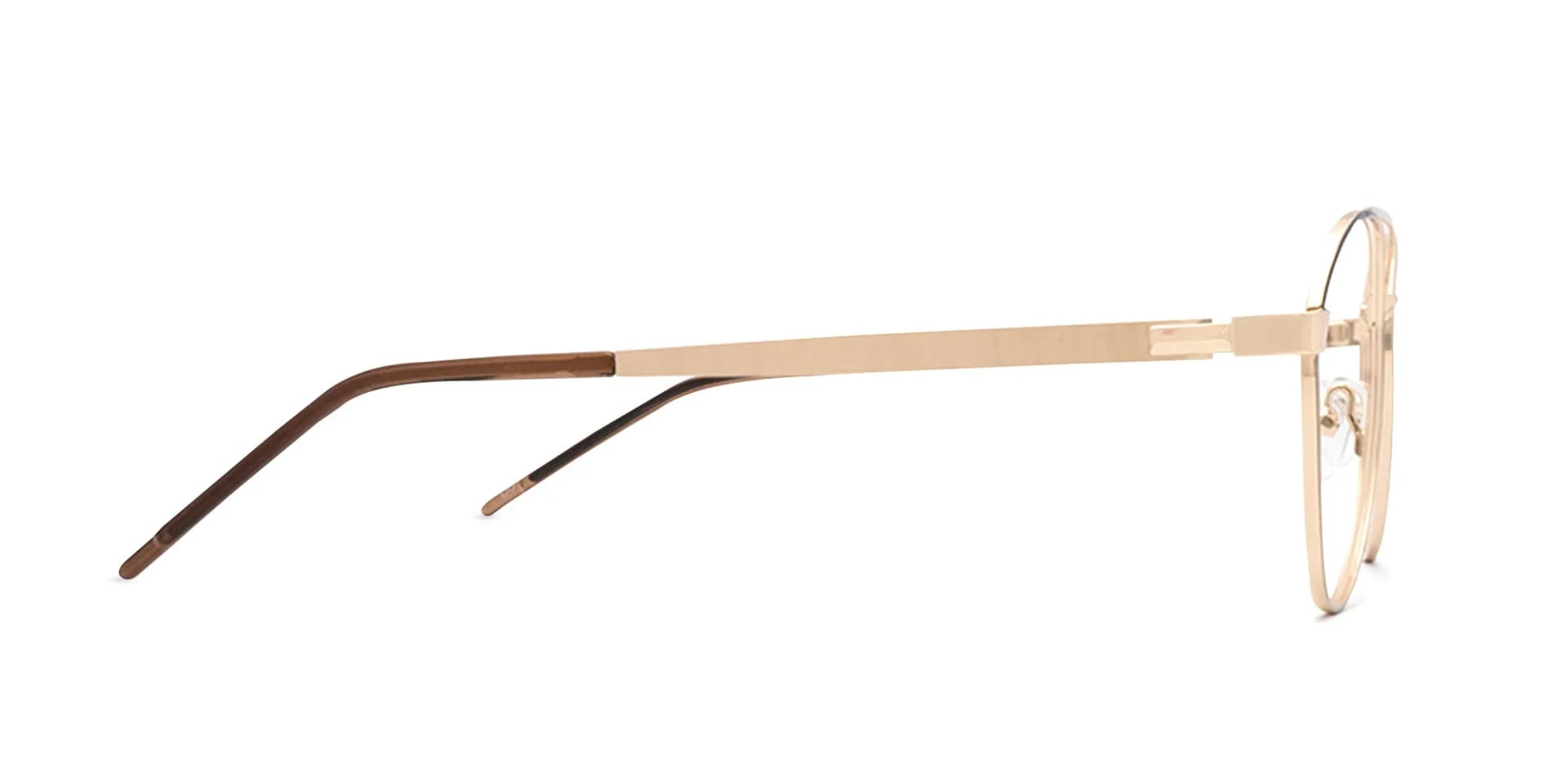 Black and Gold Pilot Eyeglasses-2