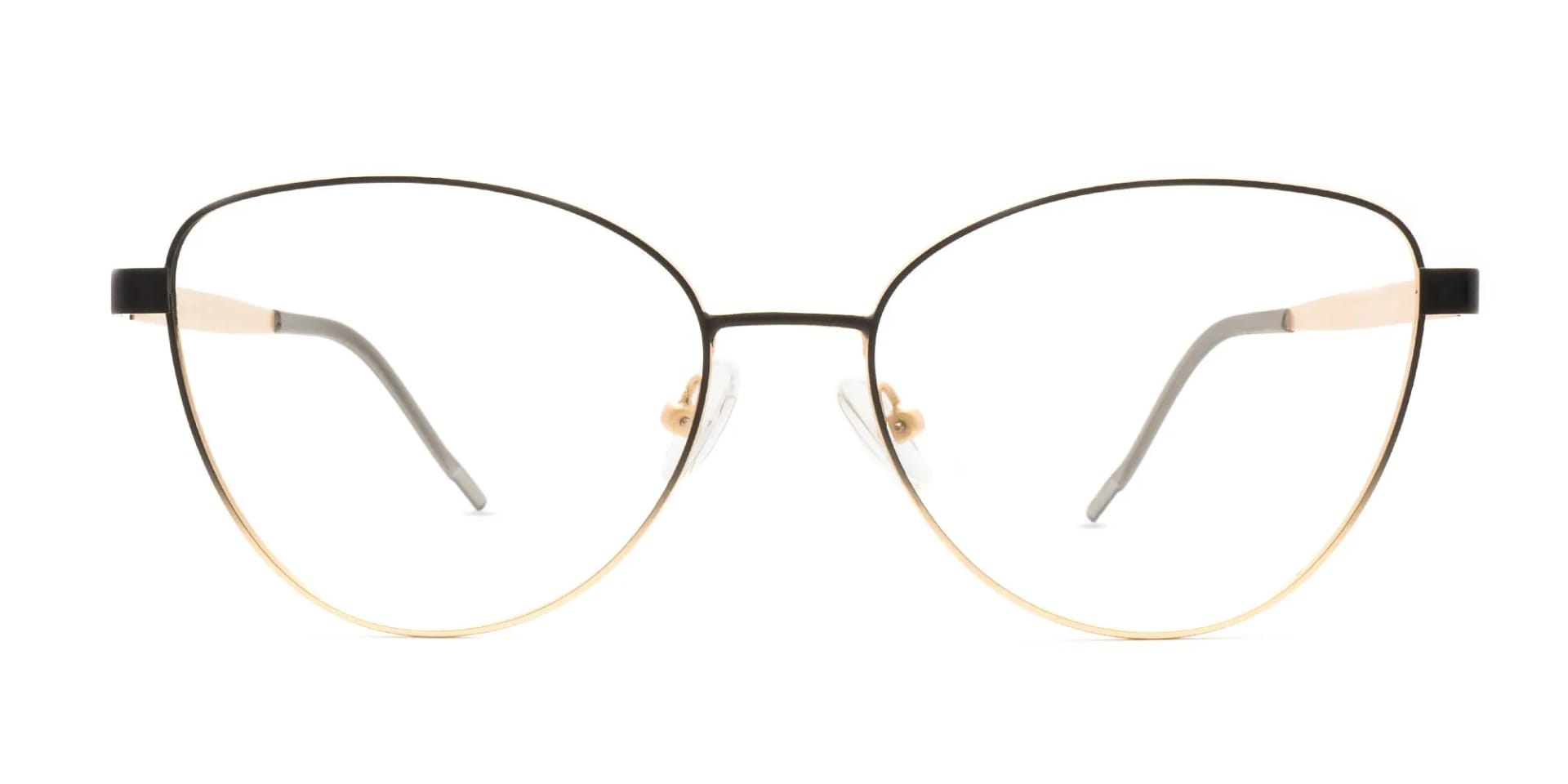 Cat Eye Metal Frame Glasses-2