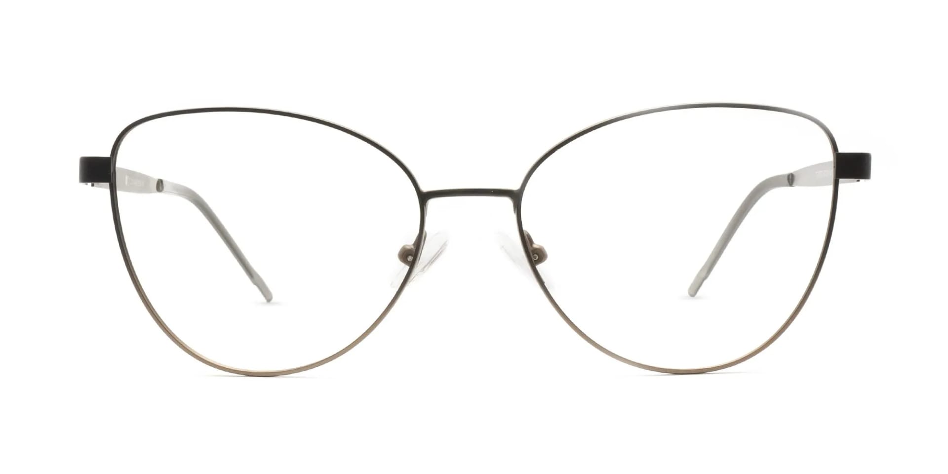 Wire Frame Cat Eye Glasses-2