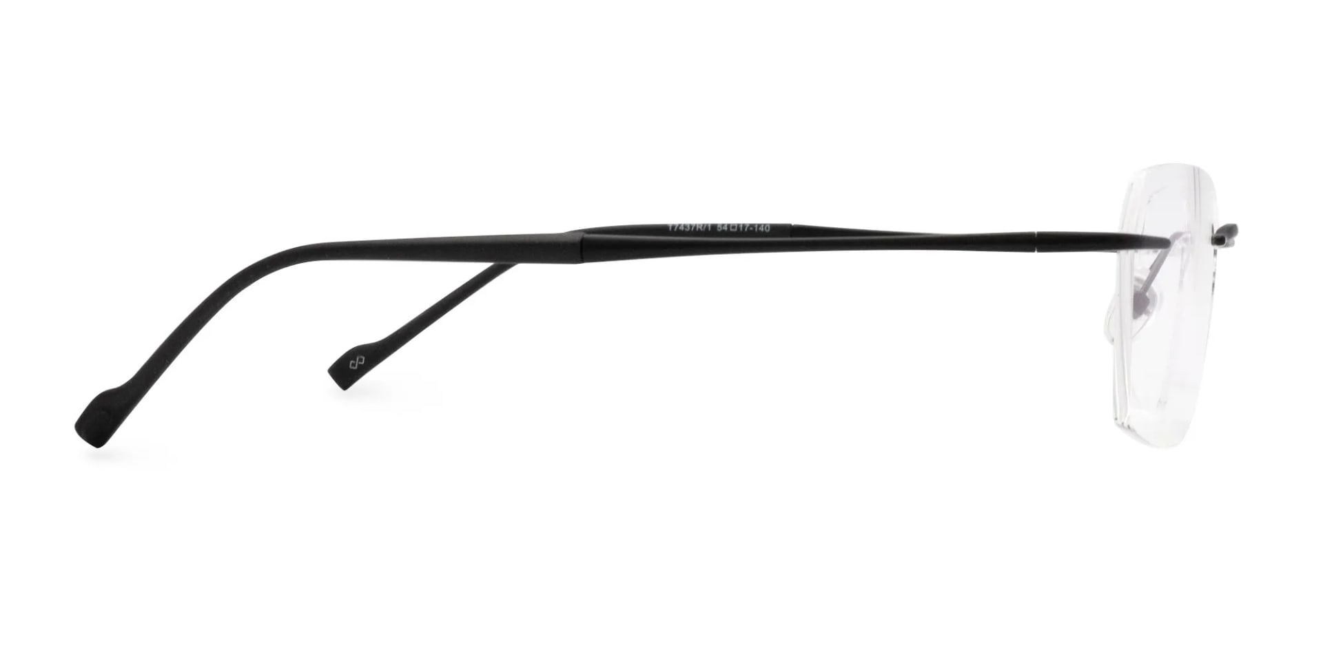 Black Rimless Light Weight Glasses-2
