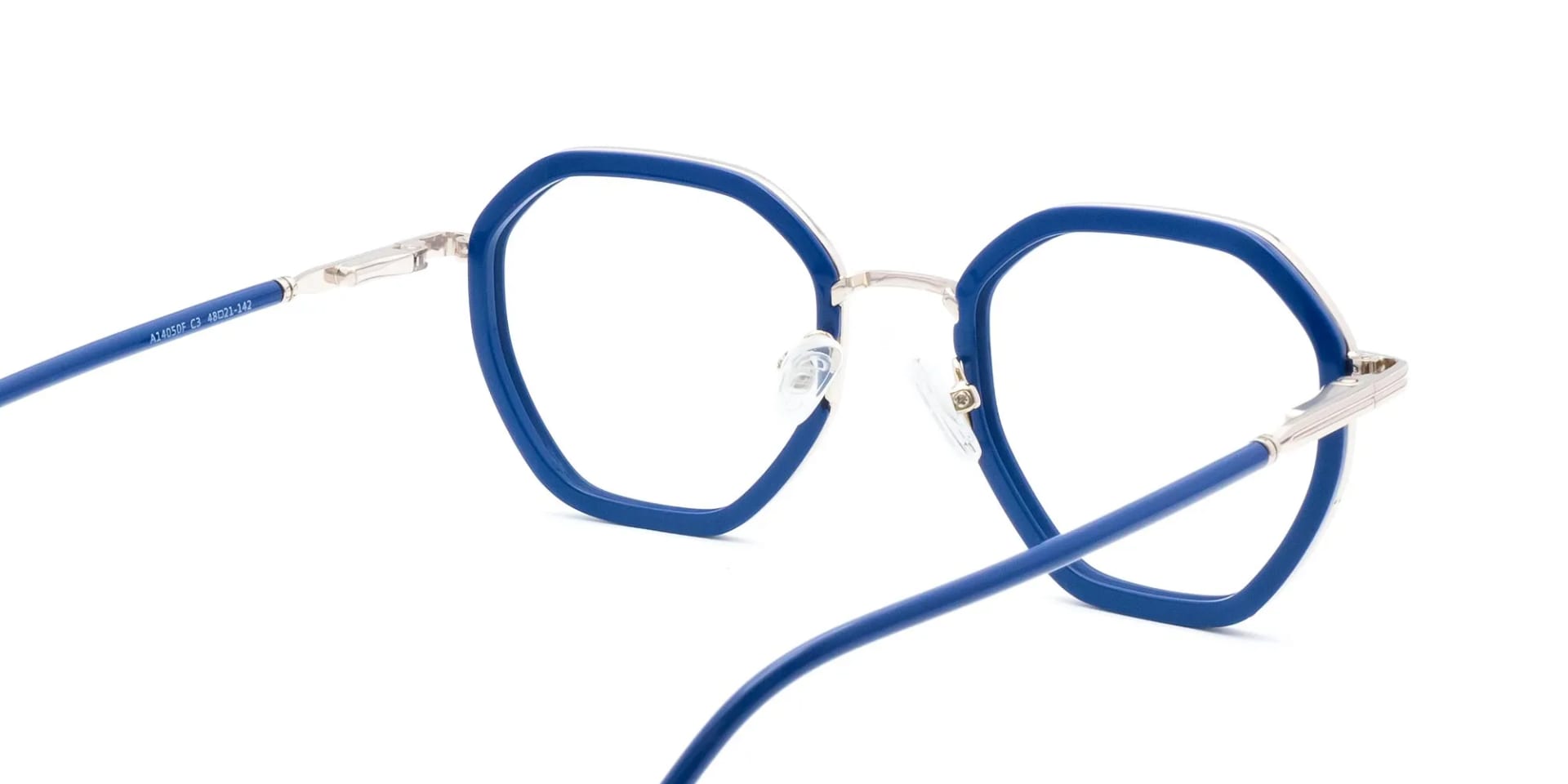 Blue Hexagon Glasses-2