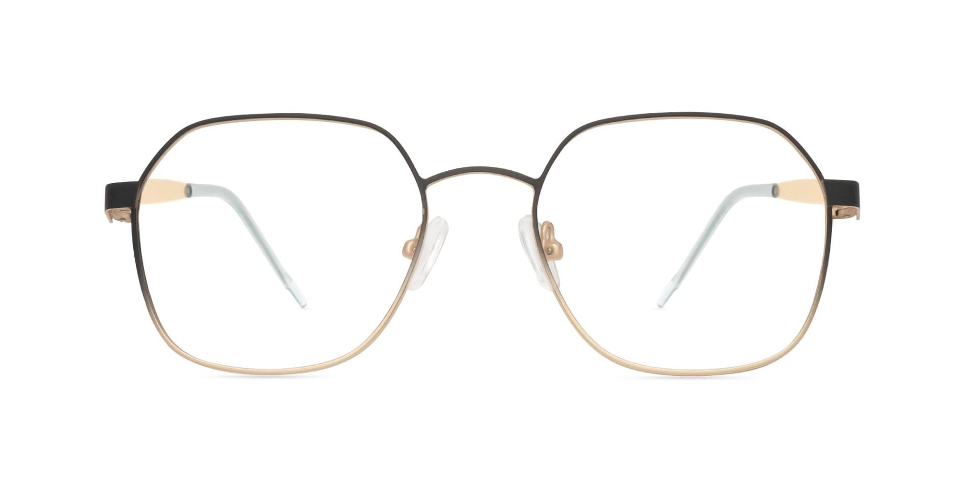 Hexagon Gold Glasses-1