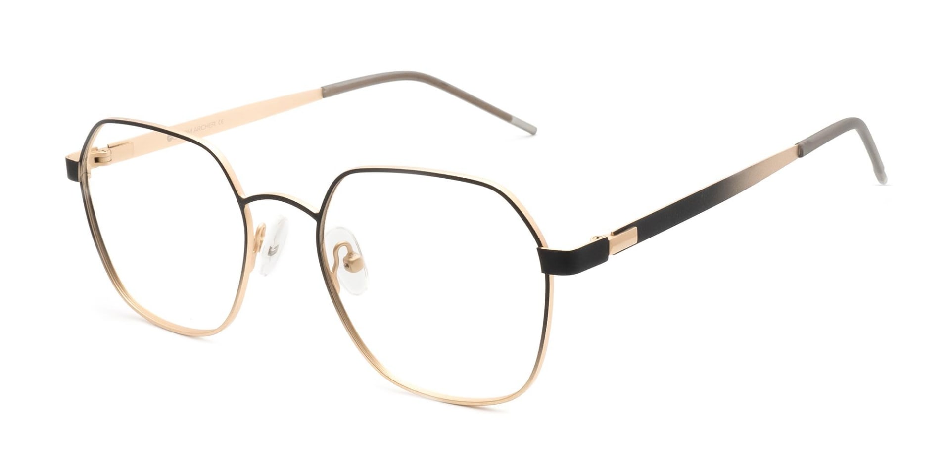 Hexagon Gold Glasses-3