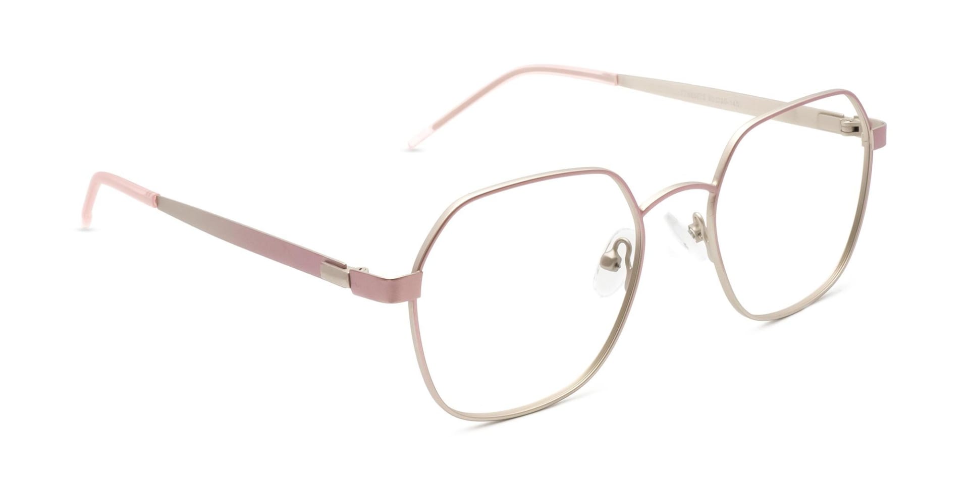 Pink Hexagon Glasses-2