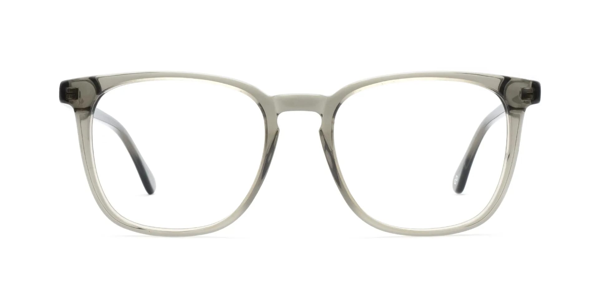 Crystal Grey Square Designer Glasses-2