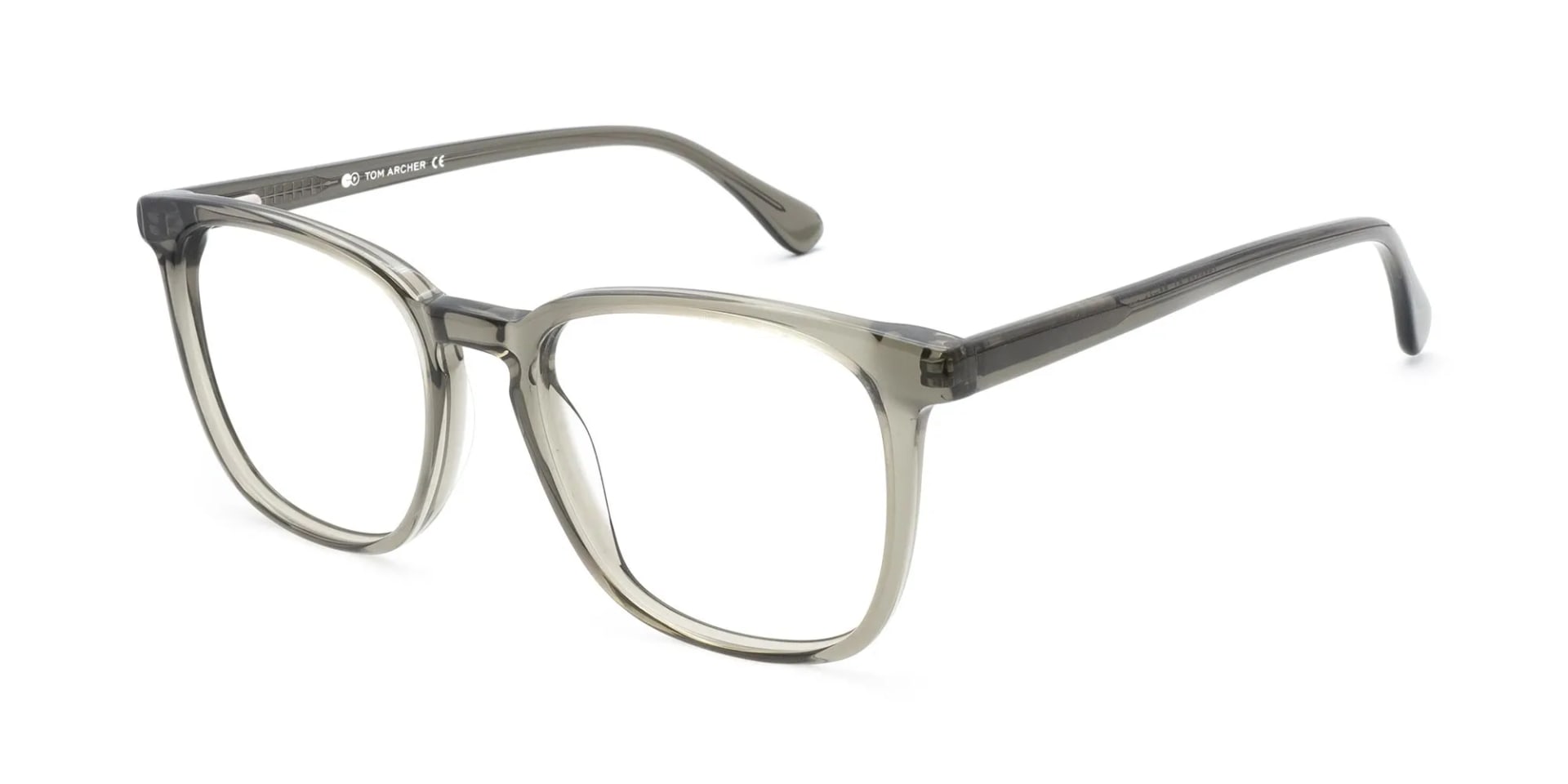 Crystal Grey Square Designer Glasses-2