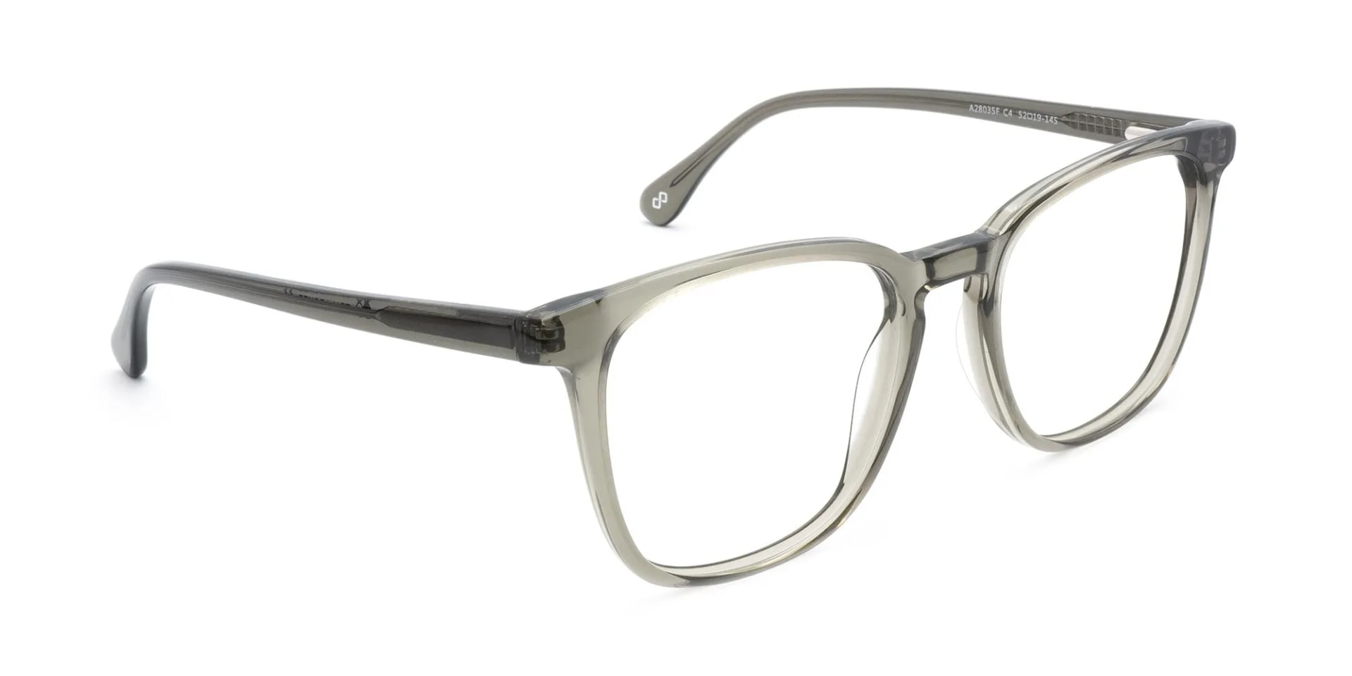 Crystal Grey Square Designer Glasses-2