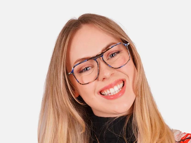 Flat Top Tortoiseshell Glasses-2