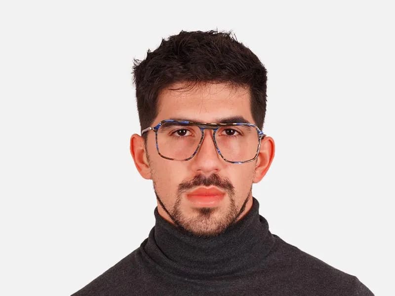 Flat Top Tortoiseshell Glasses-2