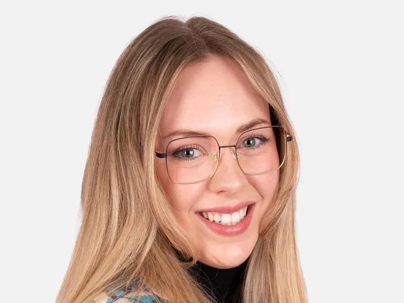 Designer Gold Frame Glasses-2