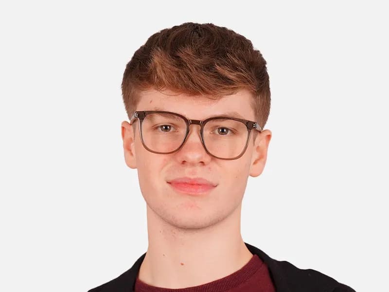 Crystal Grey Square Designer Glasses-2