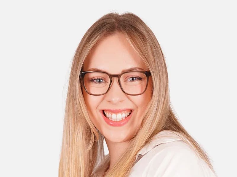 Crystal Grey Square Designer Glasses-2