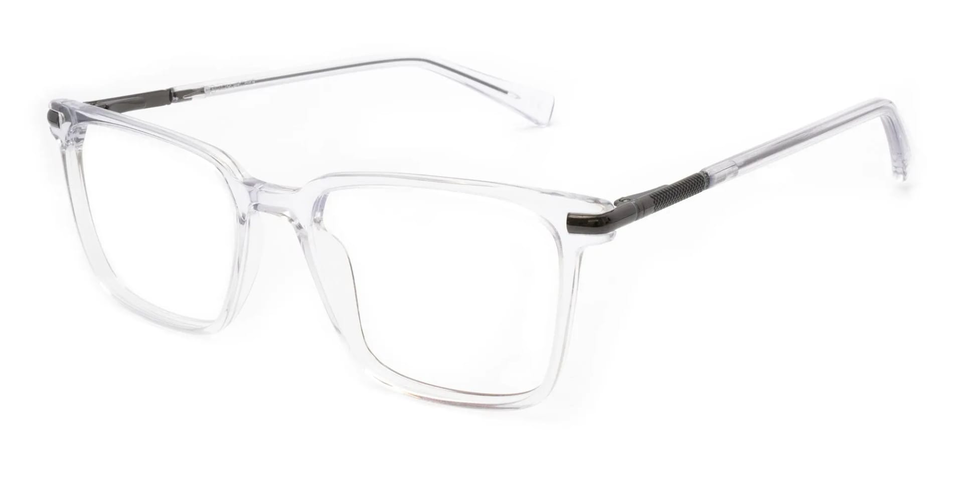 Square Frame Clear Glasses-2