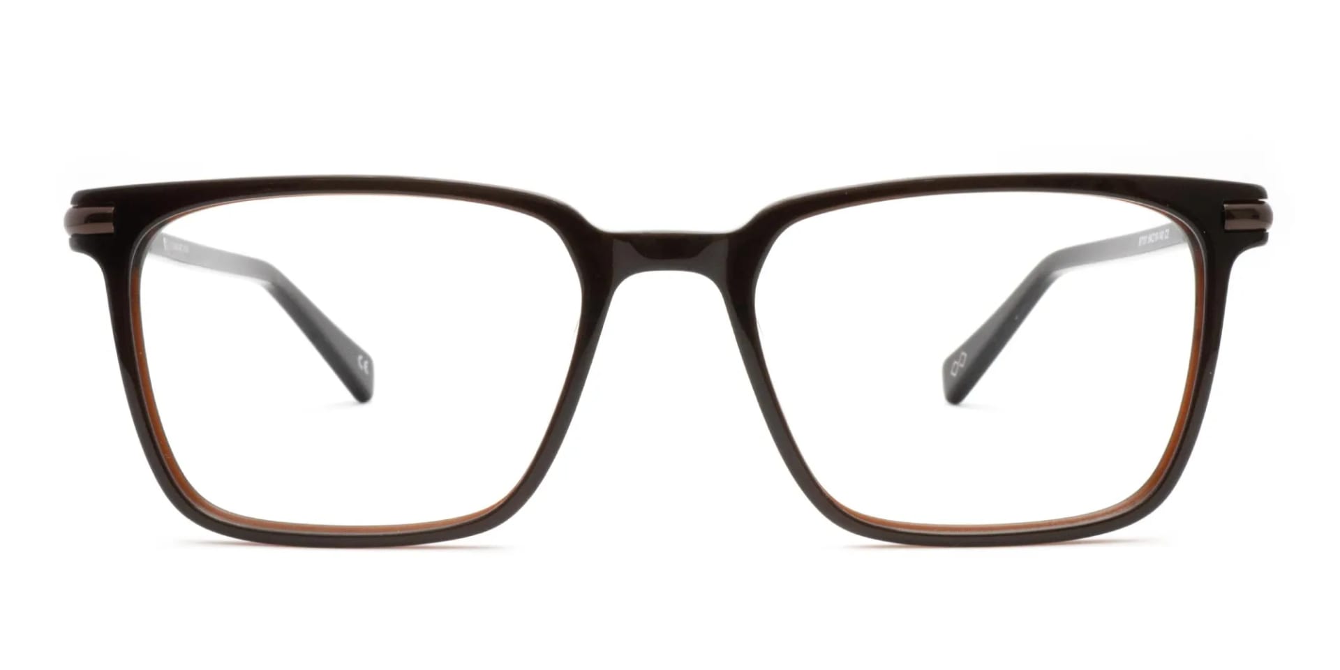 brown square frame glasses-2