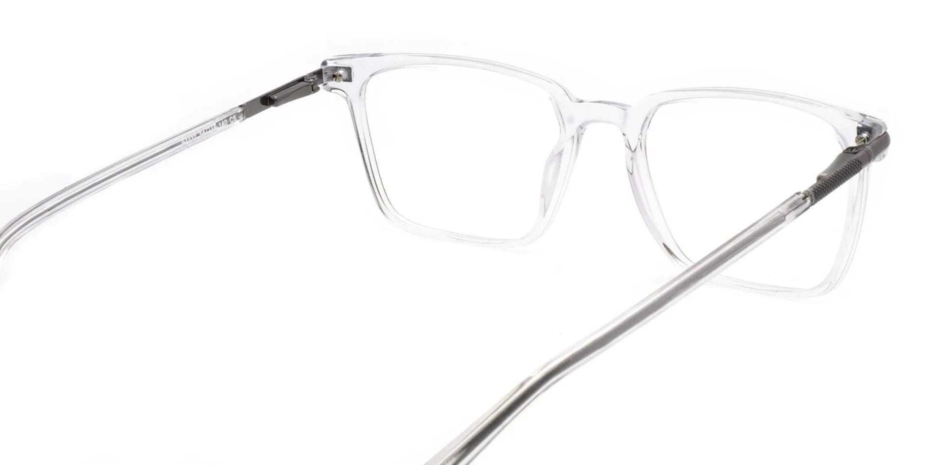 Square Frame Clear Glasses-2