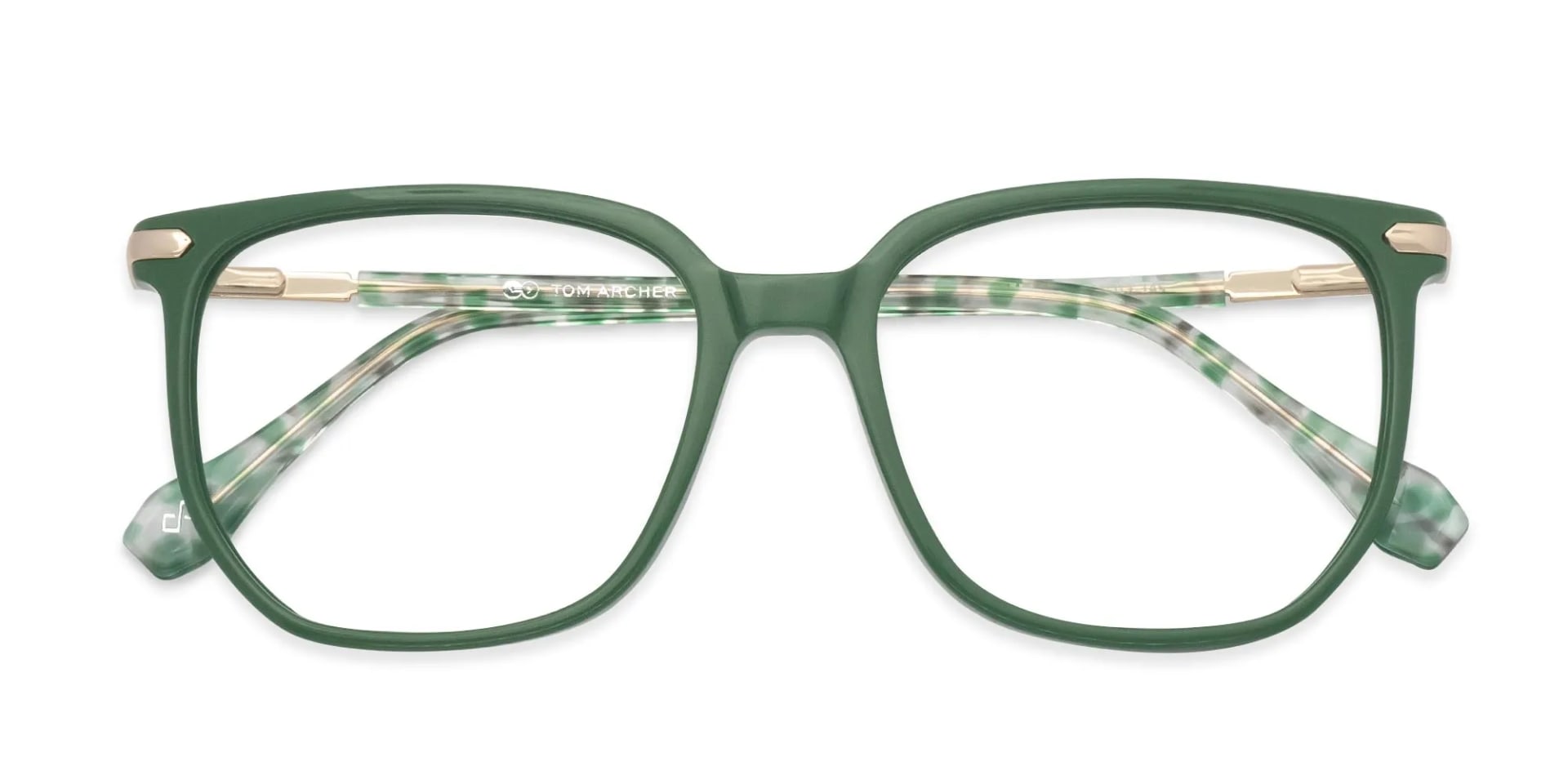 Green Frame Glasses-2