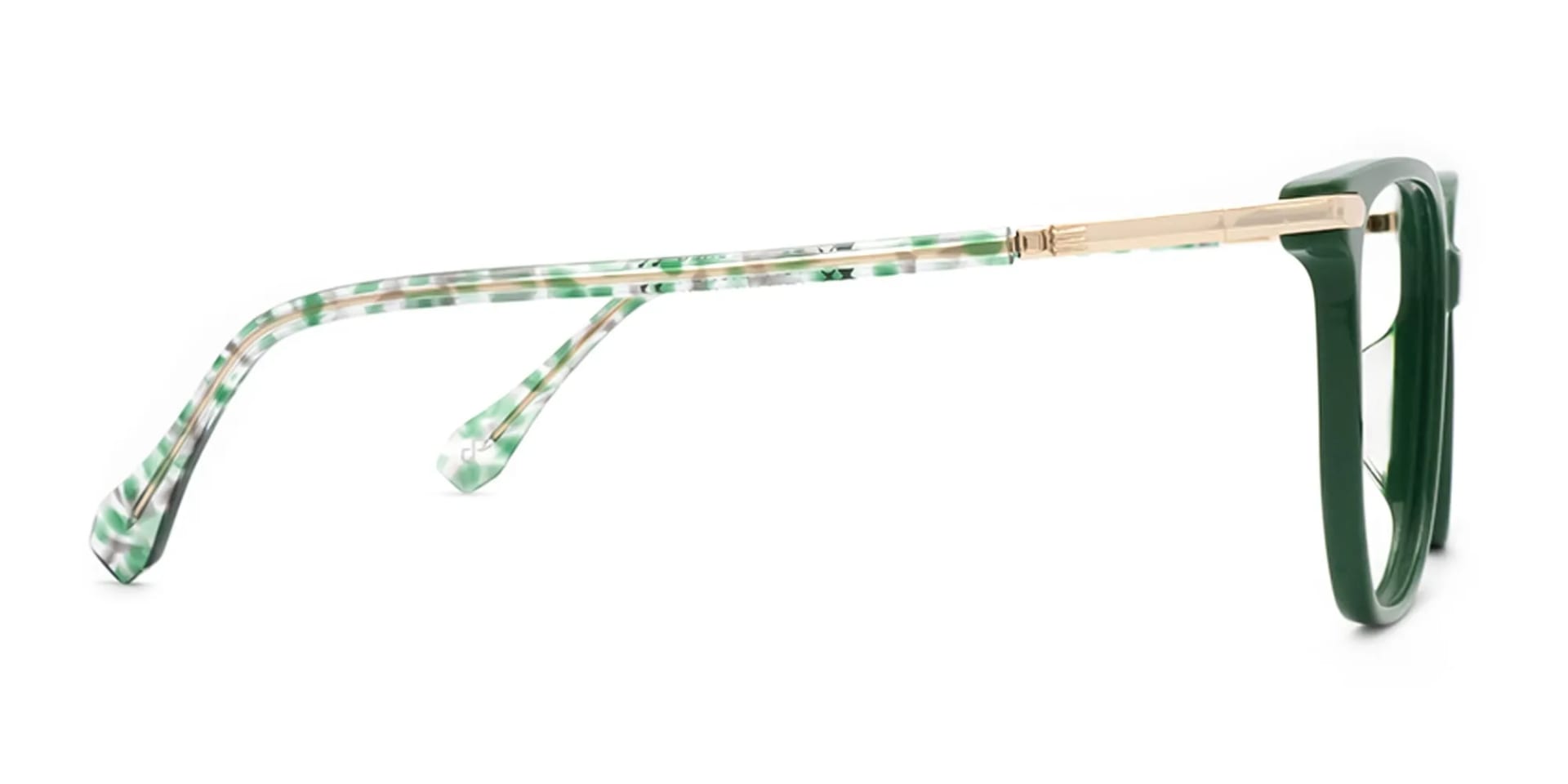 Green Frame Glasses-2