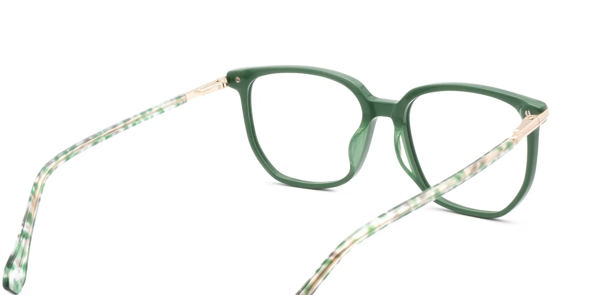 Green Frame Glasses-2