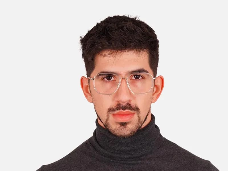 Double Bridge Glasses Frame-2