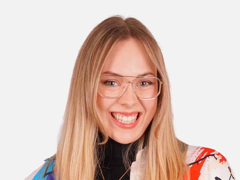 Double Bridge Glasses Frame-2