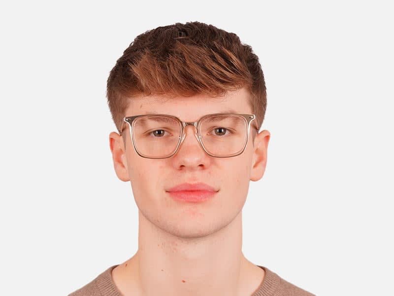 Gold Metal Frame Glasses-41