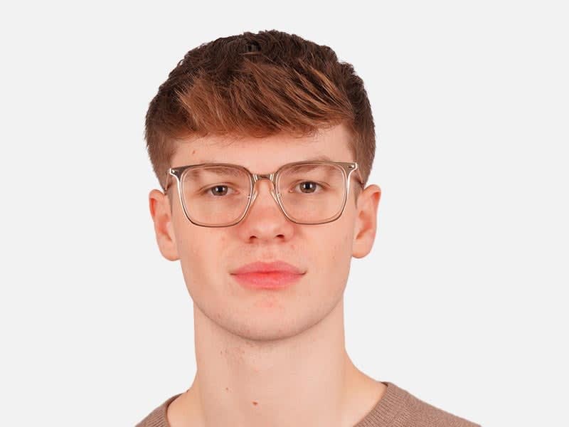 Gold Metal Frame Glasses-45