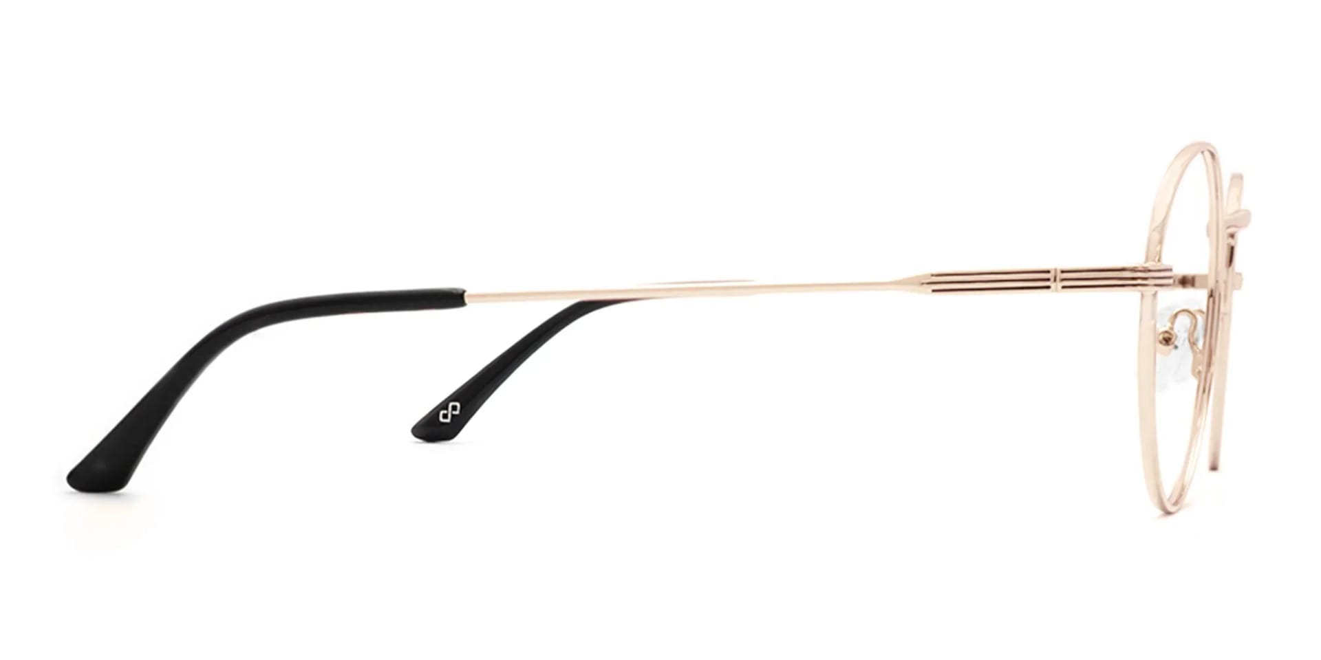Gold Round Wire Glasses-2