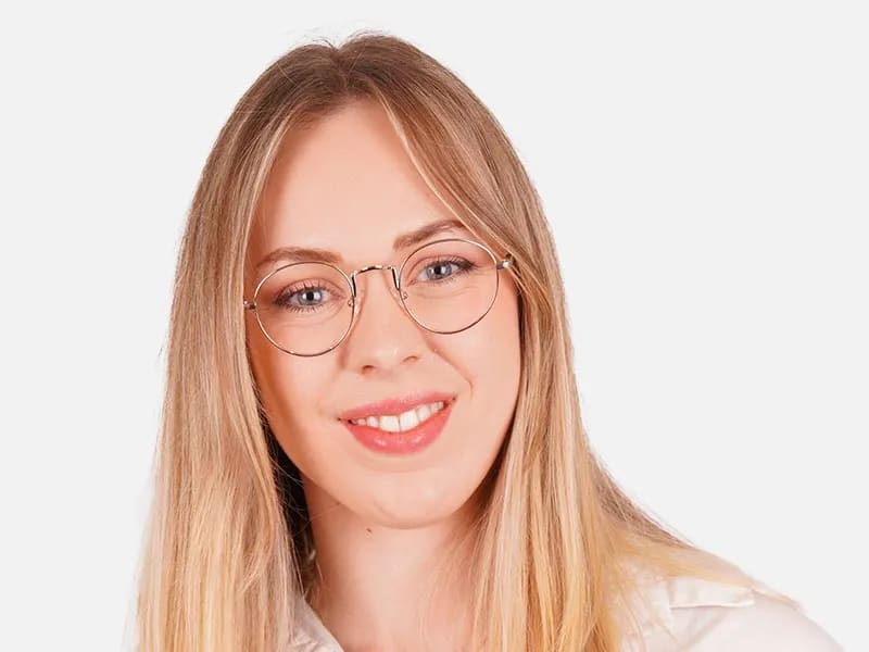 Gold Round Wire Glasses-2
