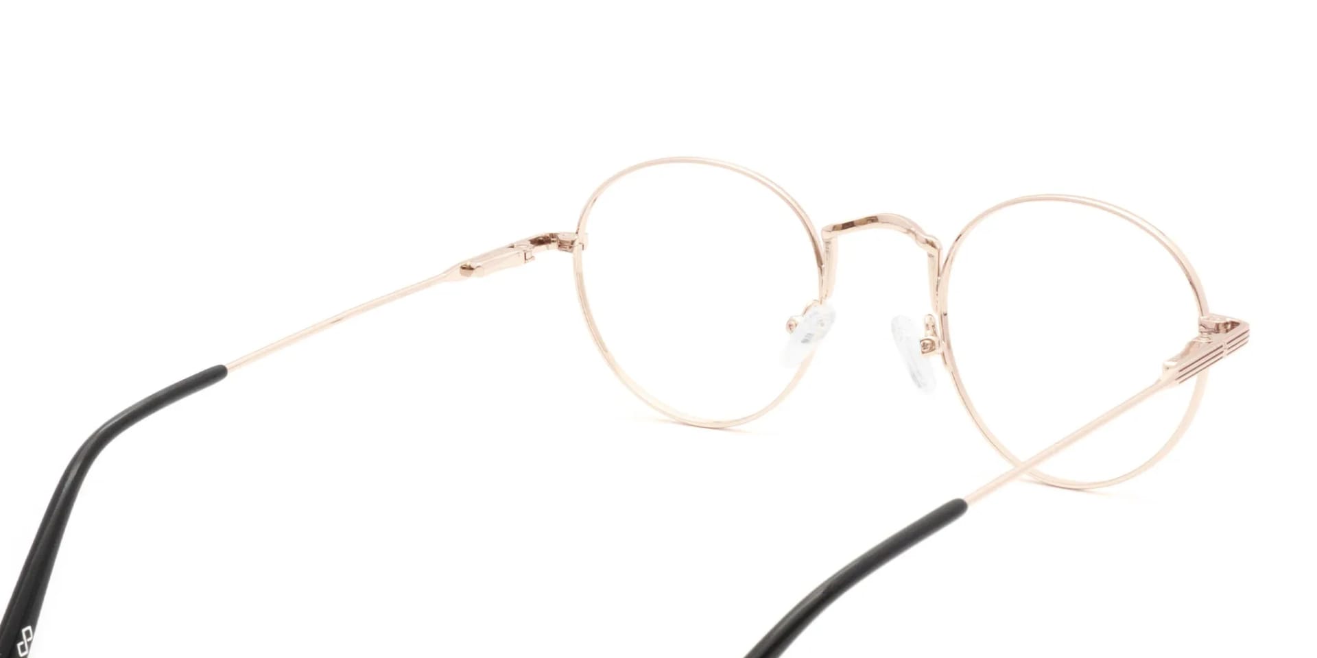 Gold Round Wire Glasses-2
