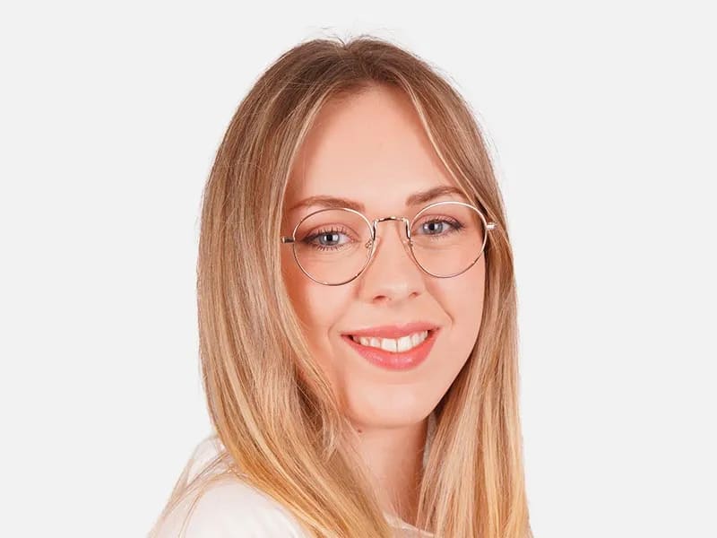 Gold Round Wire Glasses-2