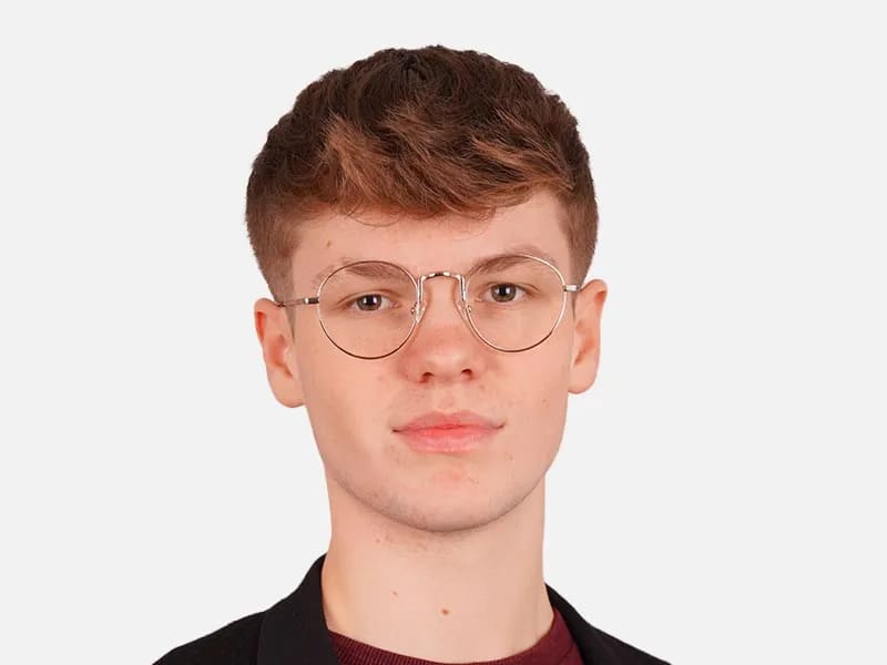 Gold Round Wire Glasses-2