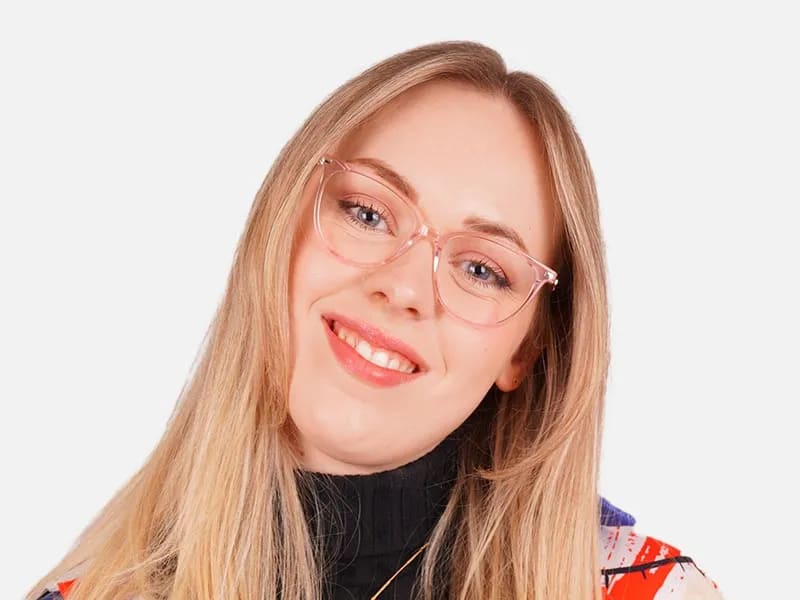 Pink Cat Eye Reading Glasses-2