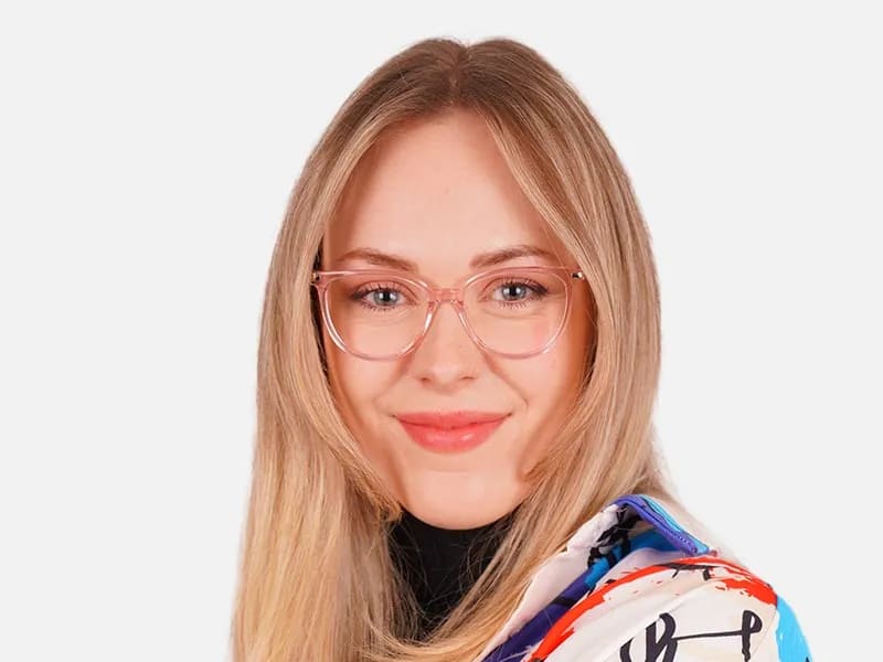 Pink Cat Eye Reading Glasses-2