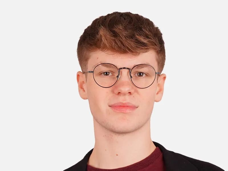 Black Wire Frame Glasses-2