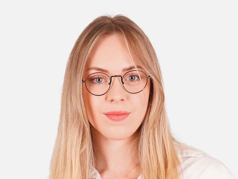 Black Wire Frame Glasses-2