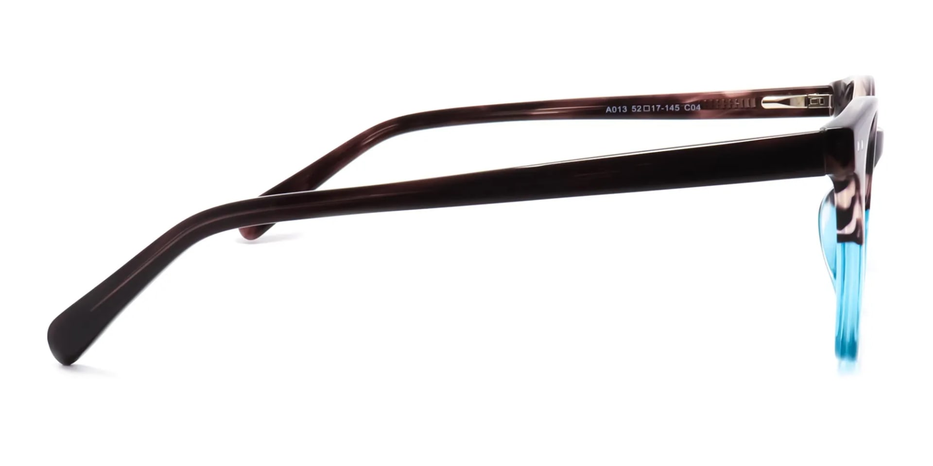 Brown Dual Tone round glasses-2