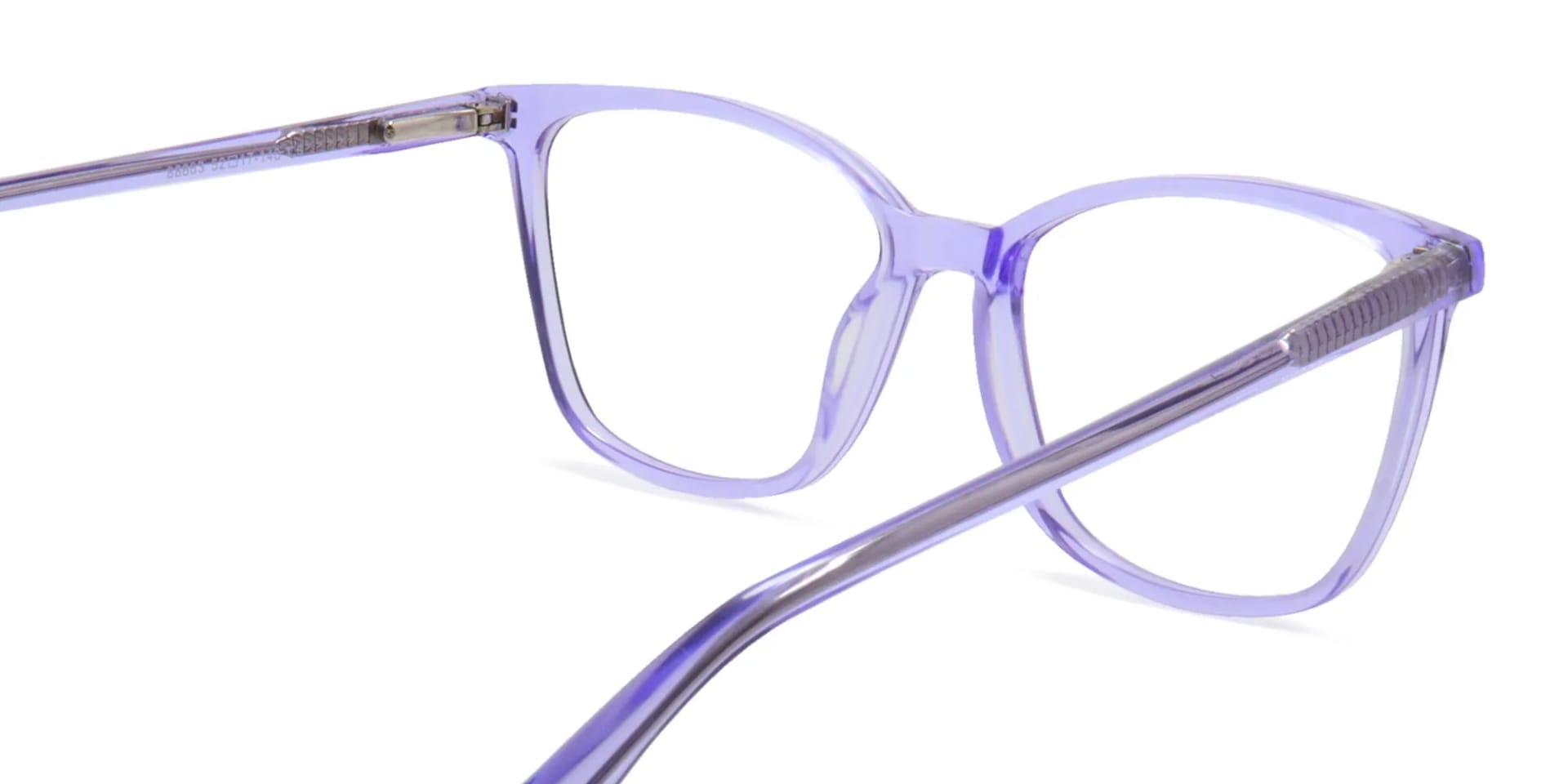 Clear Frame Butterfly Glasses - 2