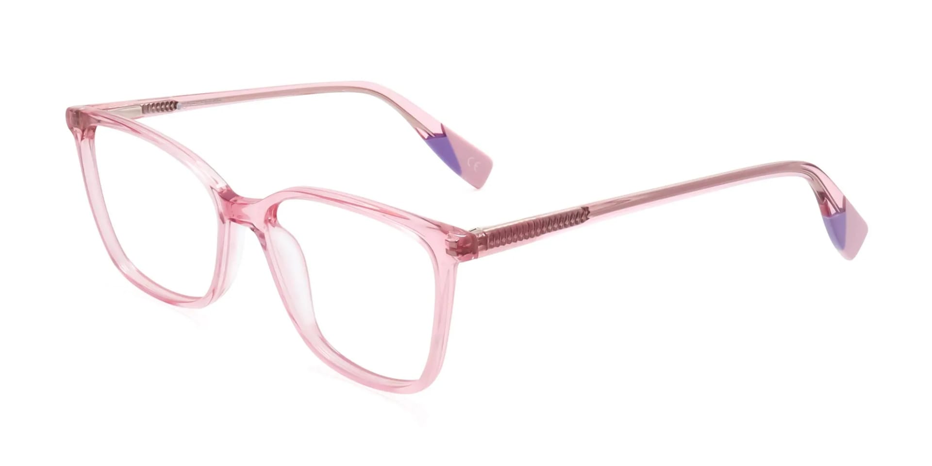 Crystal Pink Butterfly Glasses - 2