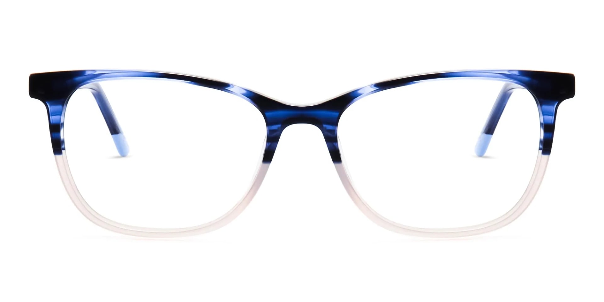 dual tone square glasses - 2