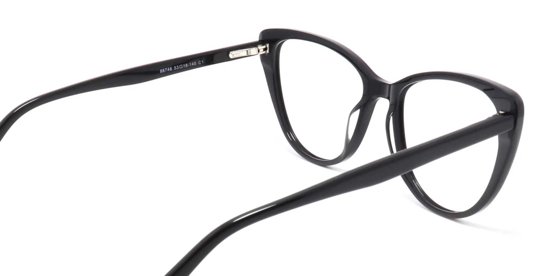 Black Cat Eye Glasses Frames-2