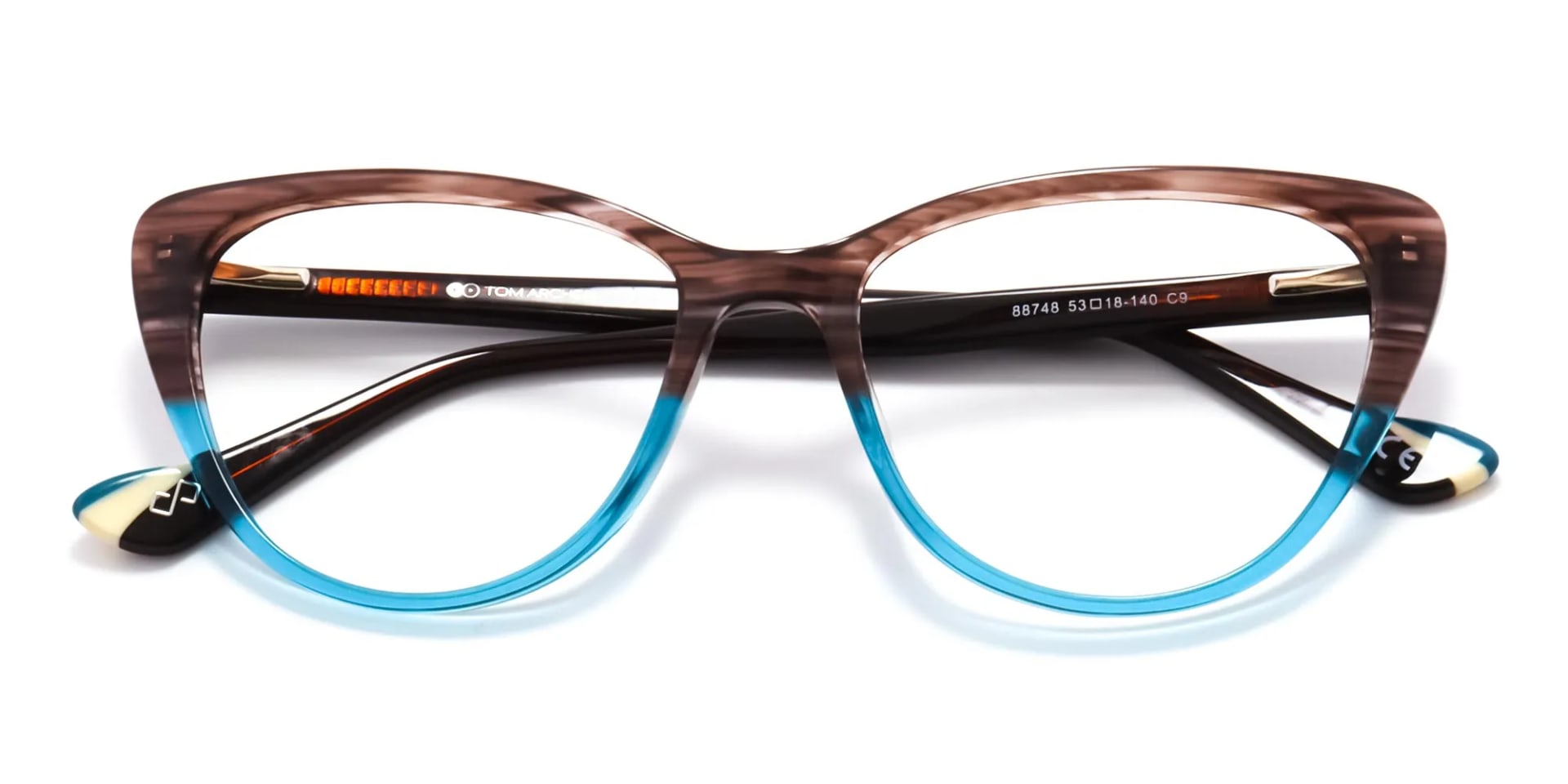 dual tone cateye glasses-2