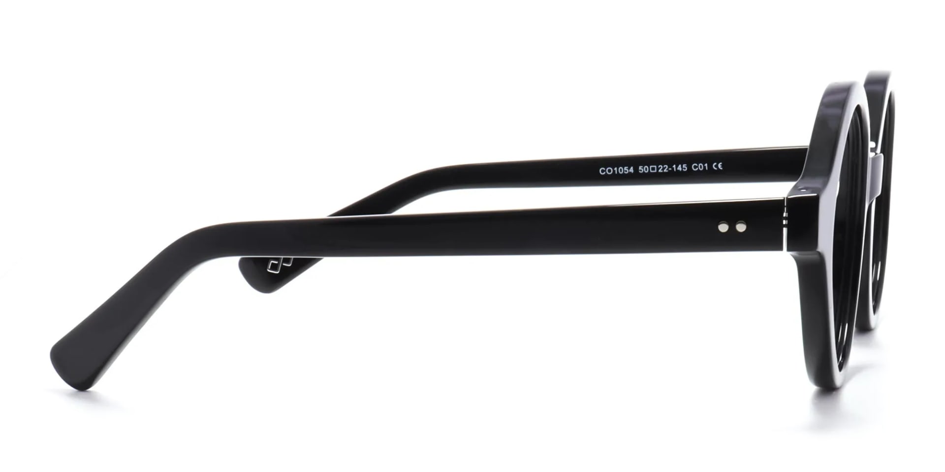 black circular reading glasses -2