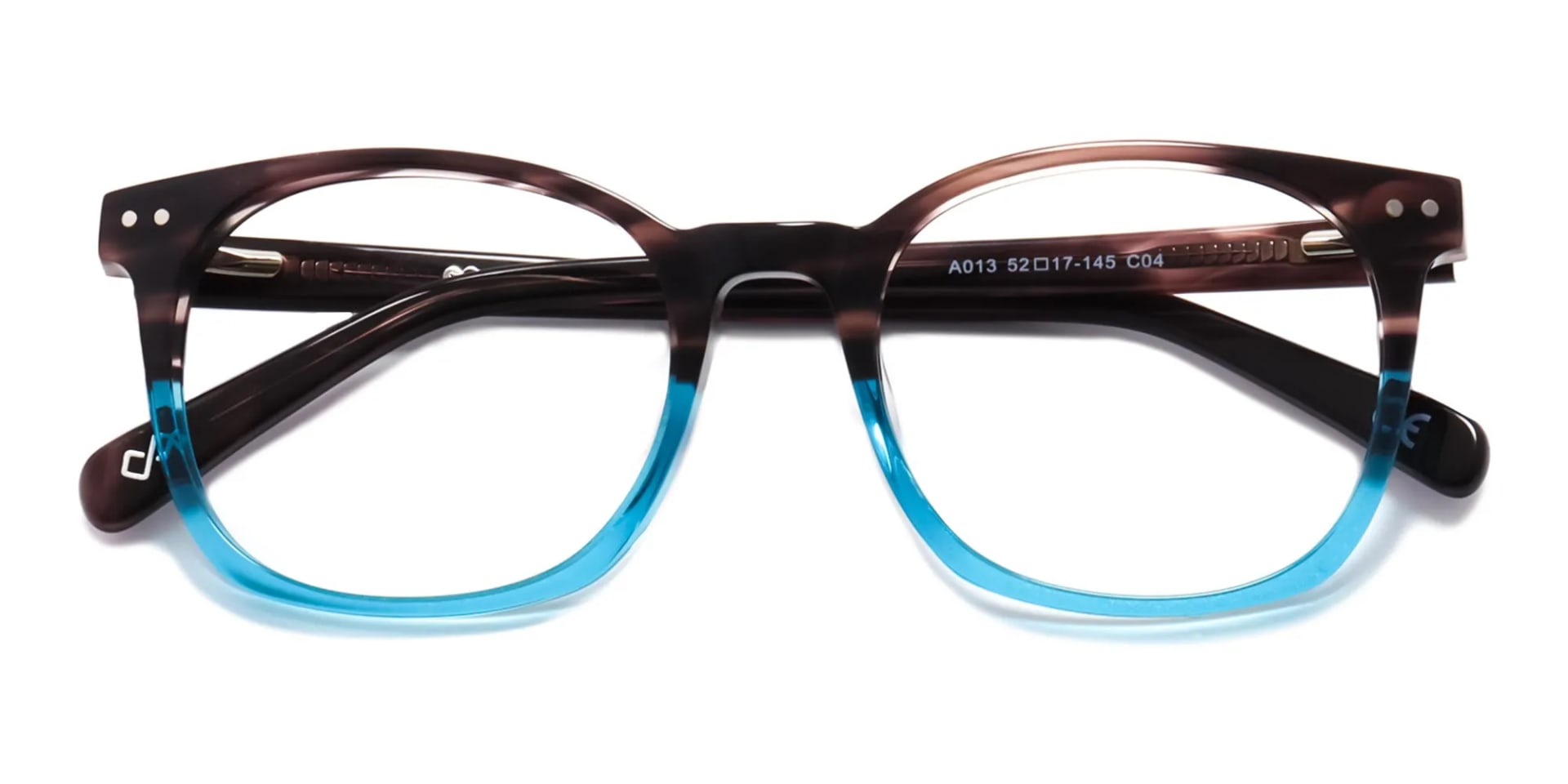 Brown Dual Tone round glasses-2