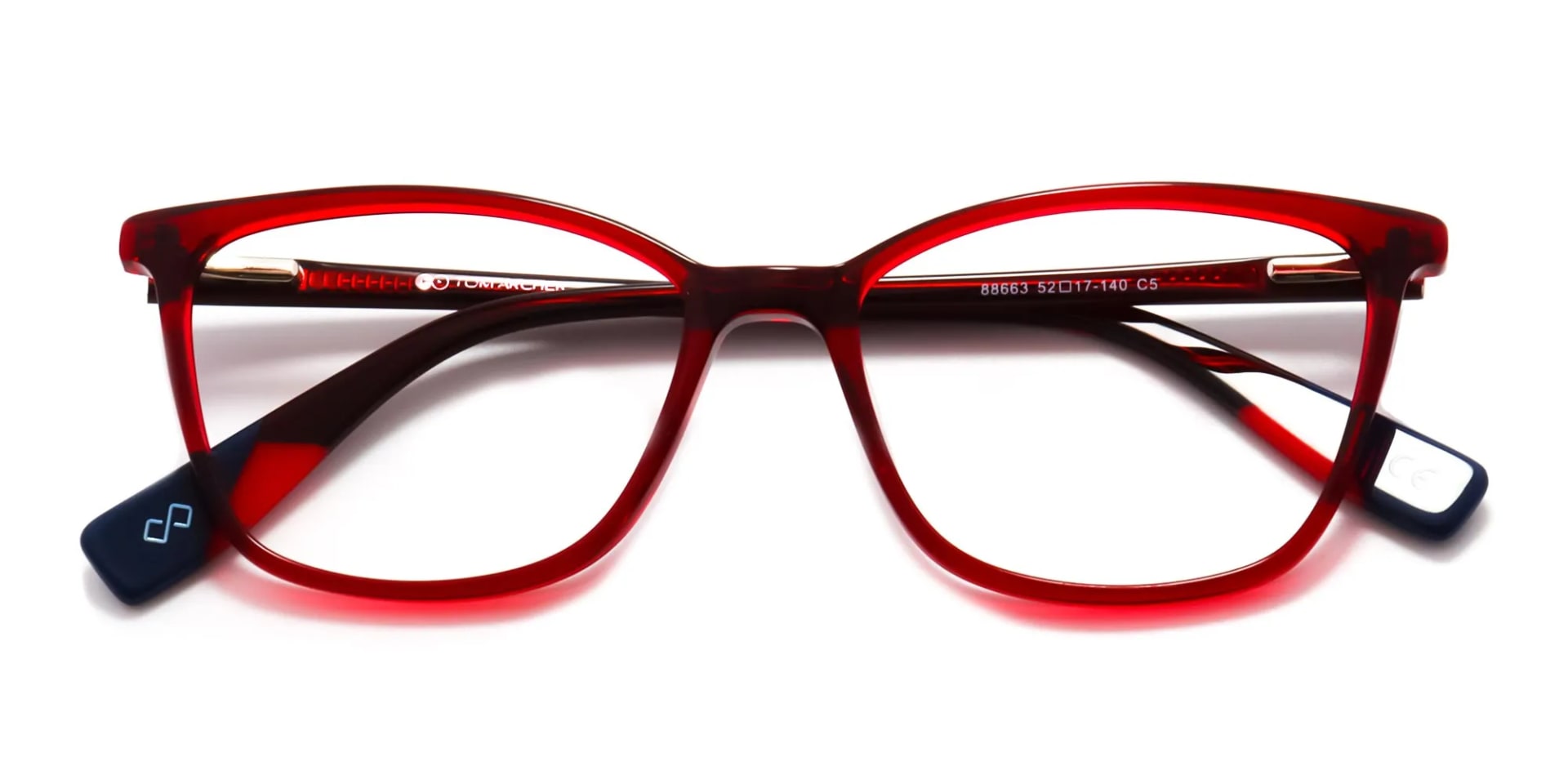 Red Butterfly Glasses - 2