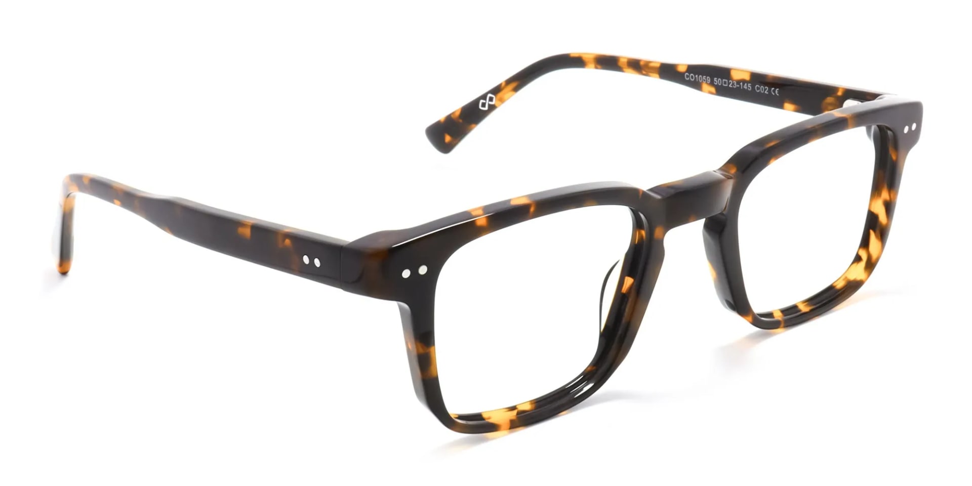 square tortoise shell eyeglasses-2