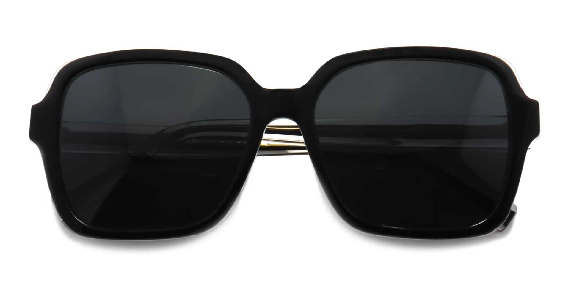 Black Square Designer Sunglasses-2