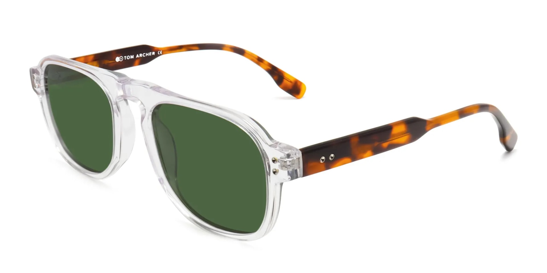 Green Tortoise Shell Sunglasses-2