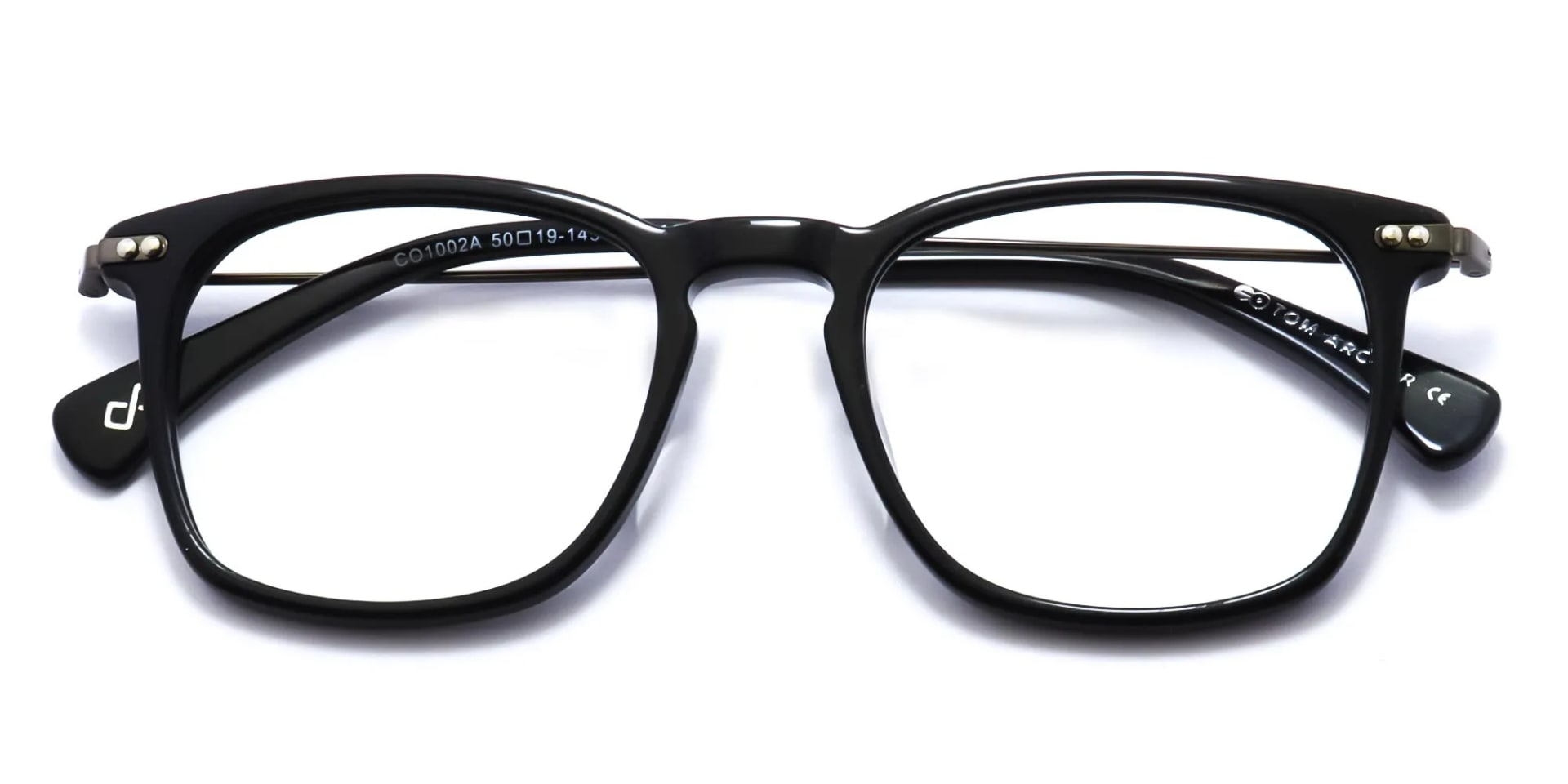 black square rimmed eyeglasses-2