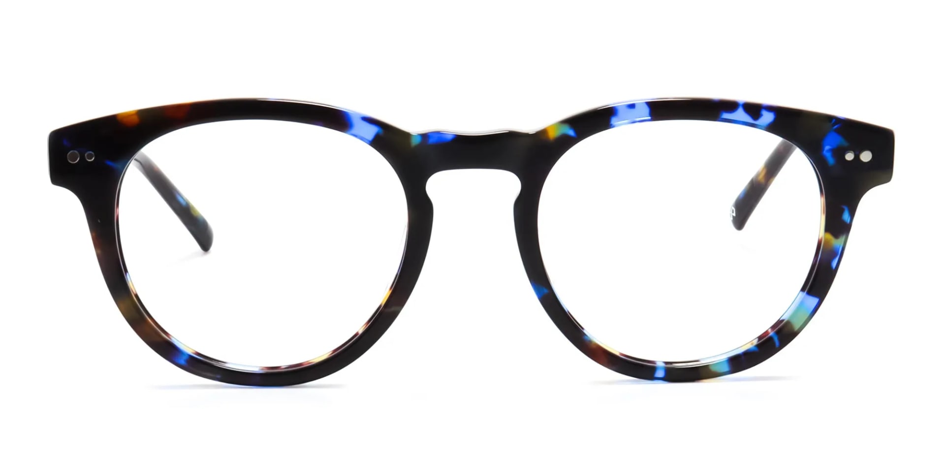 Blue Tortoise shell Glasses Frames-2